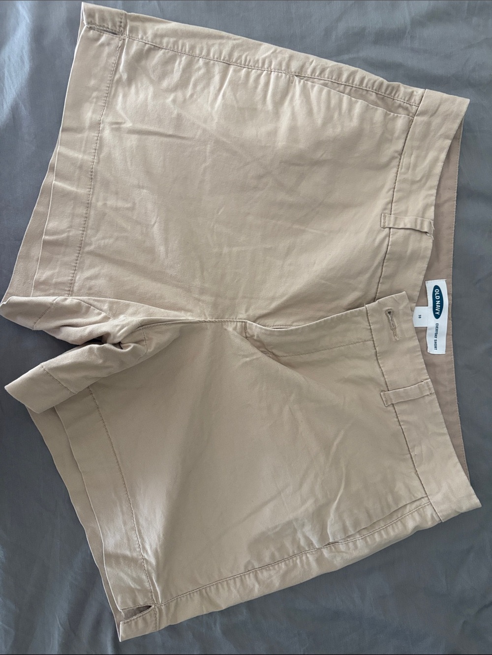 Old Navy Tan Cotton Blend Chino Shorts